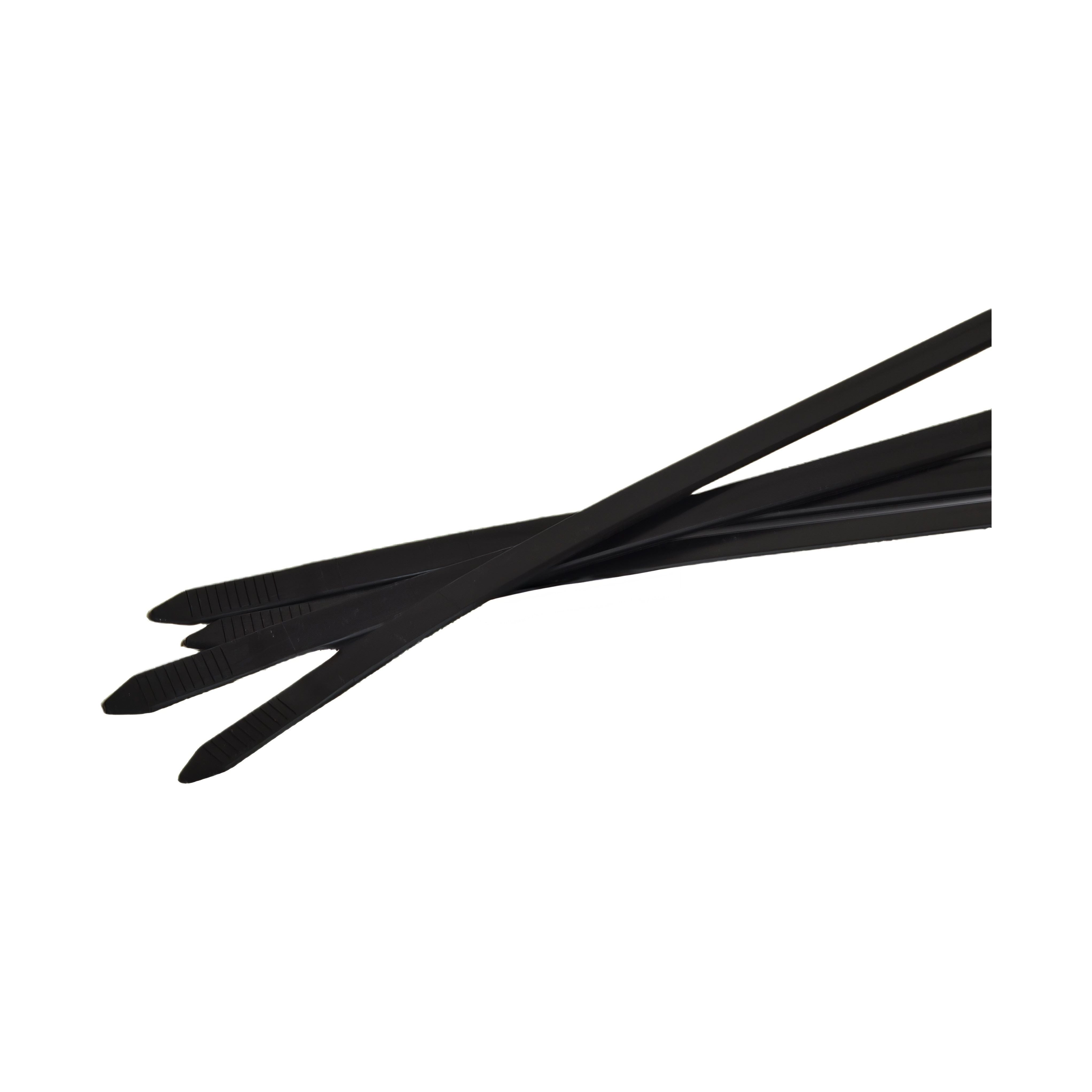 RAPTOR Black 550mm x 7.6mm Heavy Duty Cable Ties, 100 Pack