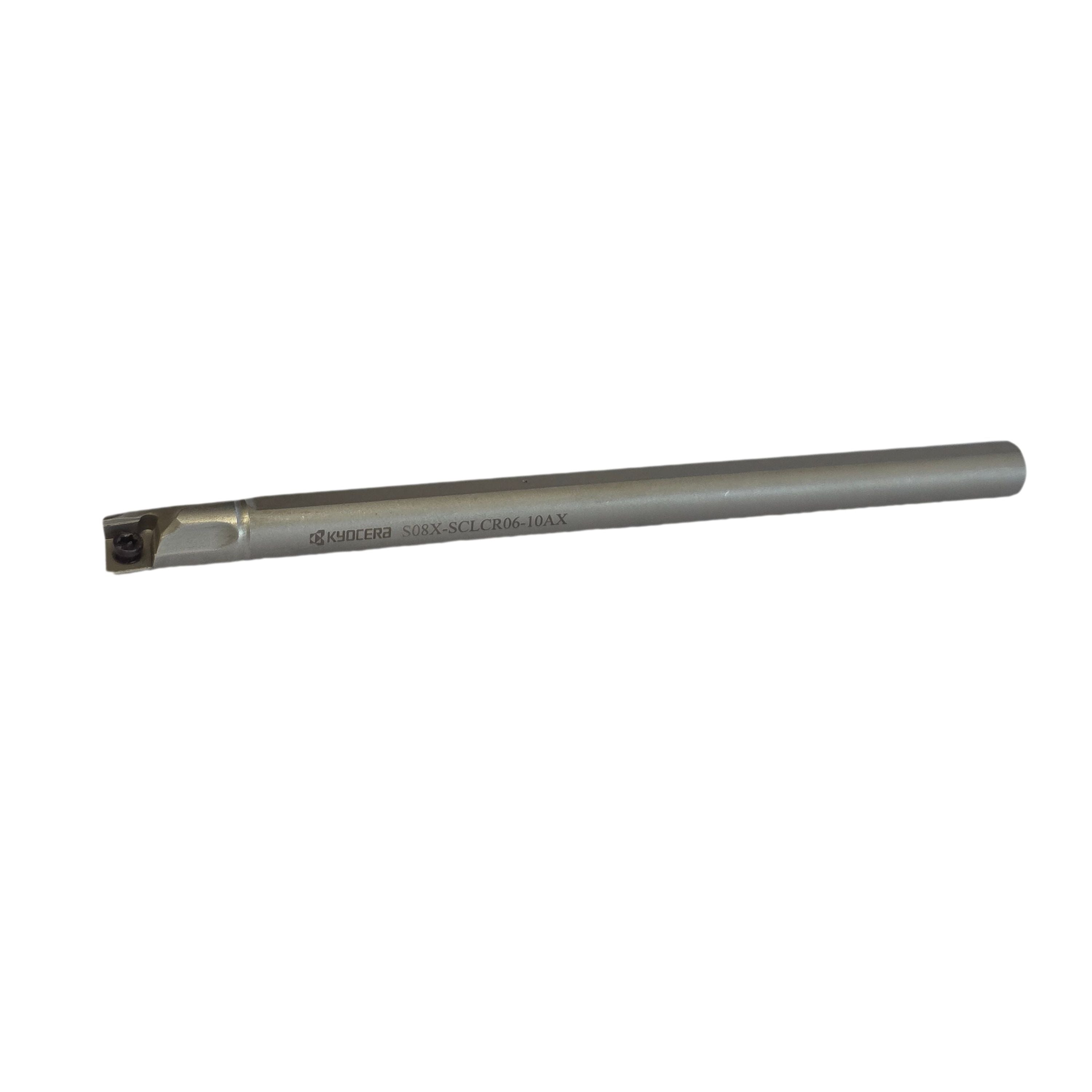 Kyocera S08X-SCLCR06-10A Boring Bar paired with 10pcs CCMT060204HQ CA125P inserts
