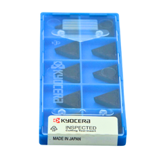10 pc Kyocera TPMR160304HQ CA125P – Turning Insert (Finishing to Medium, HQ Chipbreaker)