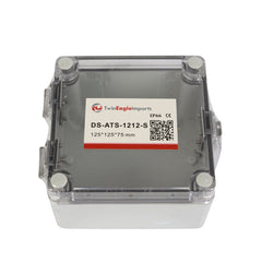 ABS IP66 Clear Lid Hinge Junction Box 125 x 125 x 75mm - Twin Eagle Imports