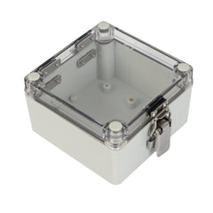 ABS IP66 Clear Lid Hinge Junction Box 125 x 125 x 75mm - Twin Eagle Imports