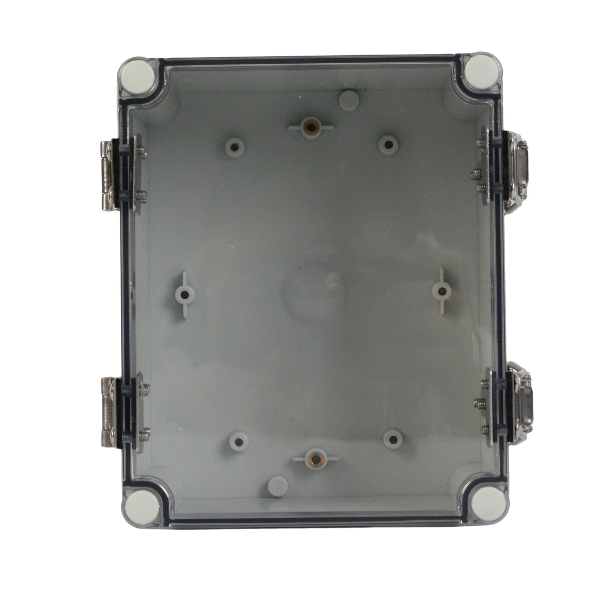 ABS IP66 Clear Lid Hinge Junction Box 140 x 170 x 95mm - Twin Eagle Imports