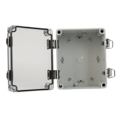 ABS IP66 Clear Lid Hinge Junction Box 140 x 170 x 95mm - Twin Eagle Imports