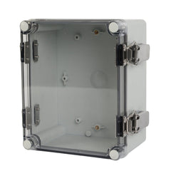 ABS IP66 Clear Lid Hinge Junction Box 140 x 170 x 95mm - Twin Eagle Imports