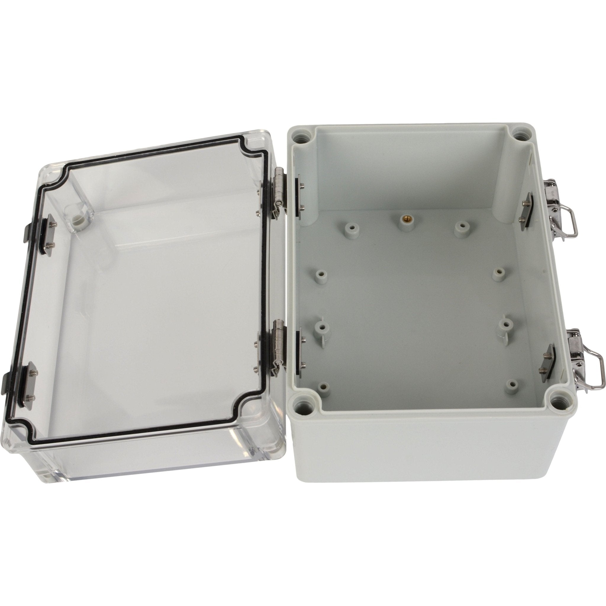ABS IP66 Clear Lid Hinge Junction Box 150 x 200 x 130mm - Twin Eagle Imports