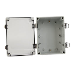 ABS IP66 Clear Lid Hinge Junction Box 150 x 200 x 130mm - Twin Eagle Imports