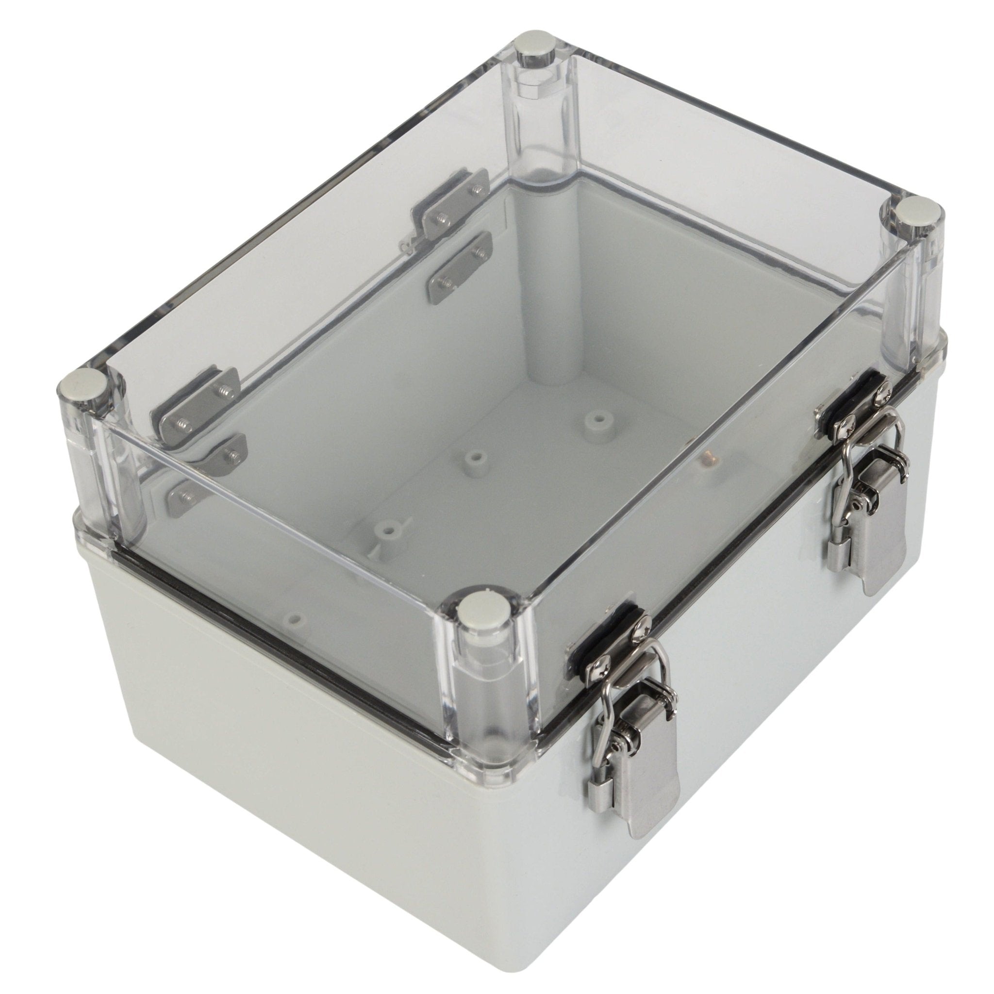 ABS IP66 Clear Lid Hinge Junction Box 150 x 200 x 130mm - Twin Eagle Imports