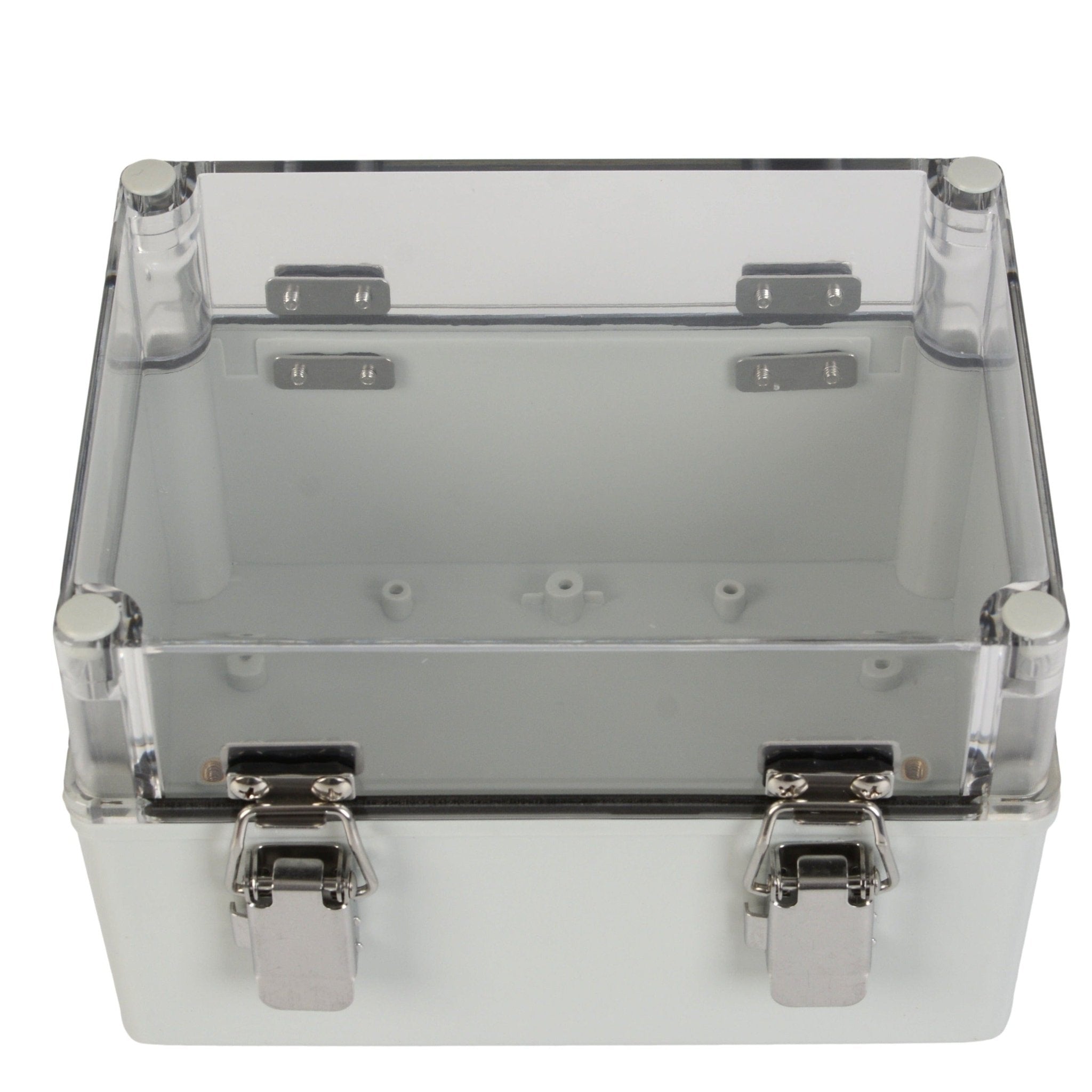 ABS IP66 Clear Lid Hinge Junction Box 150 x 200 x 130mm - Twin Eagle Imports