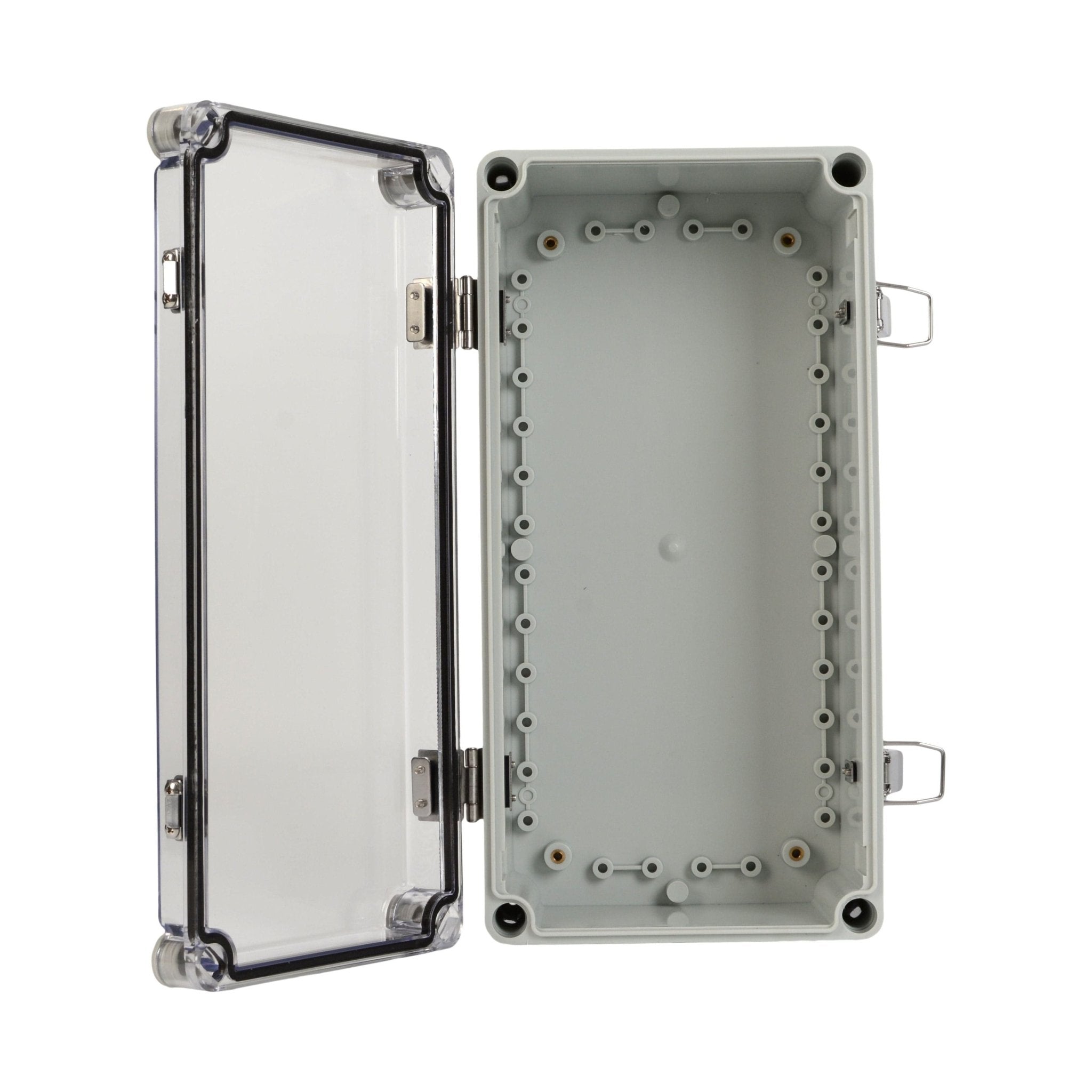 ABS IP66 Clear Lid Hinge Junction Box 380 x 190 x 130mm - Twin Eagle Imports