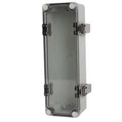 ABS IP66 Clear Lid Hinge Junction Box 80 x 250 x 70mm - Twin Eagle Imports