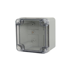 ABS IP66 Clear Lid Junction Box 100 x 100 x 75mm - Twin Eagle Imports