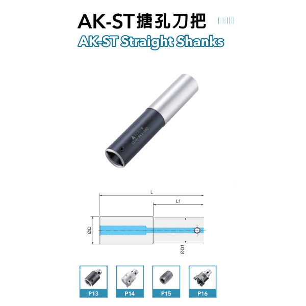 Acrow ST32-AK5-075 – AK Modular Boring Shank (Ø50 mm, 148 mm Length, 68 mm Gauge) - Twin Eagle Imports