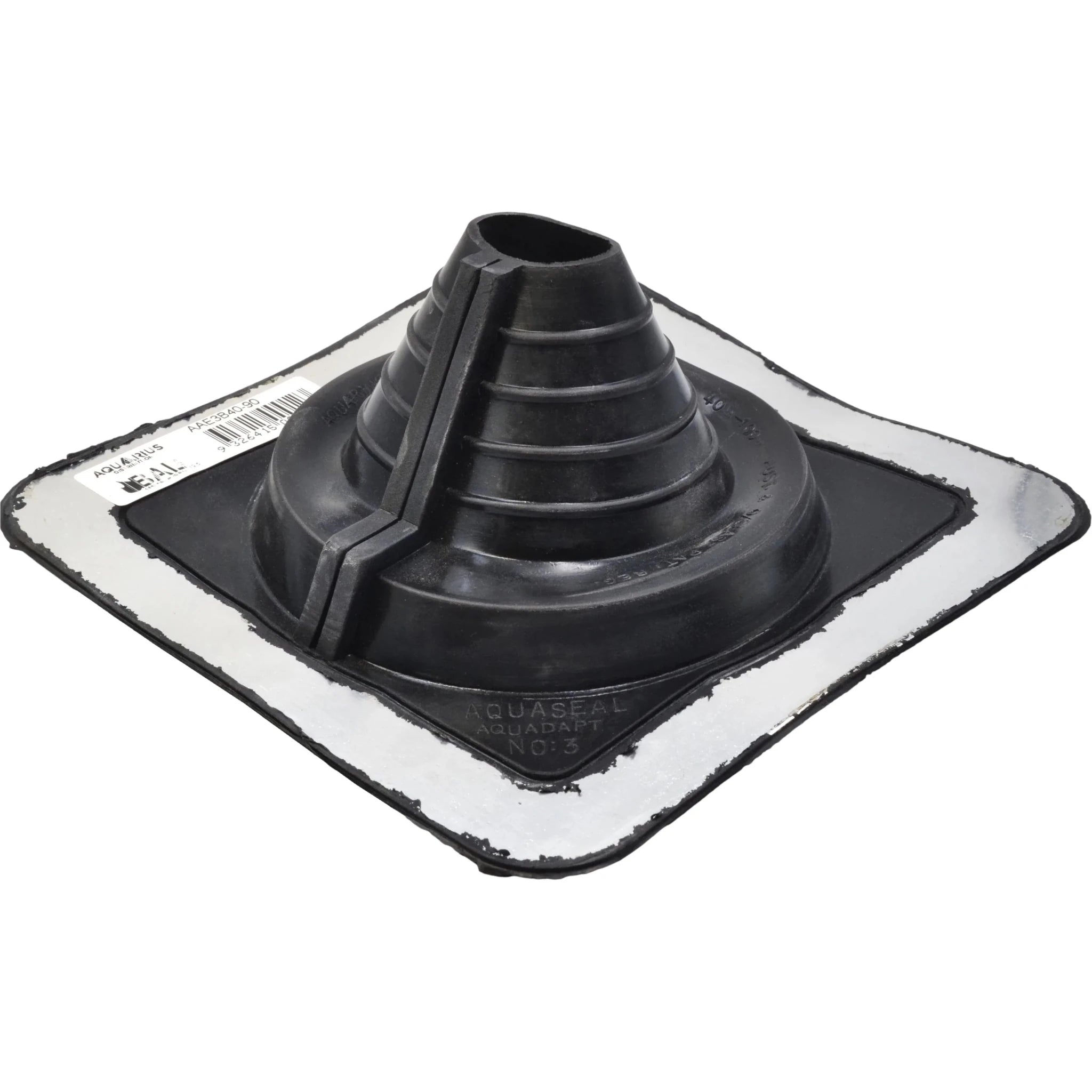 Aquaseal Aquadapt 3 Roof Pipe Flashing Black 40-90mm - Twin Eagle Imports