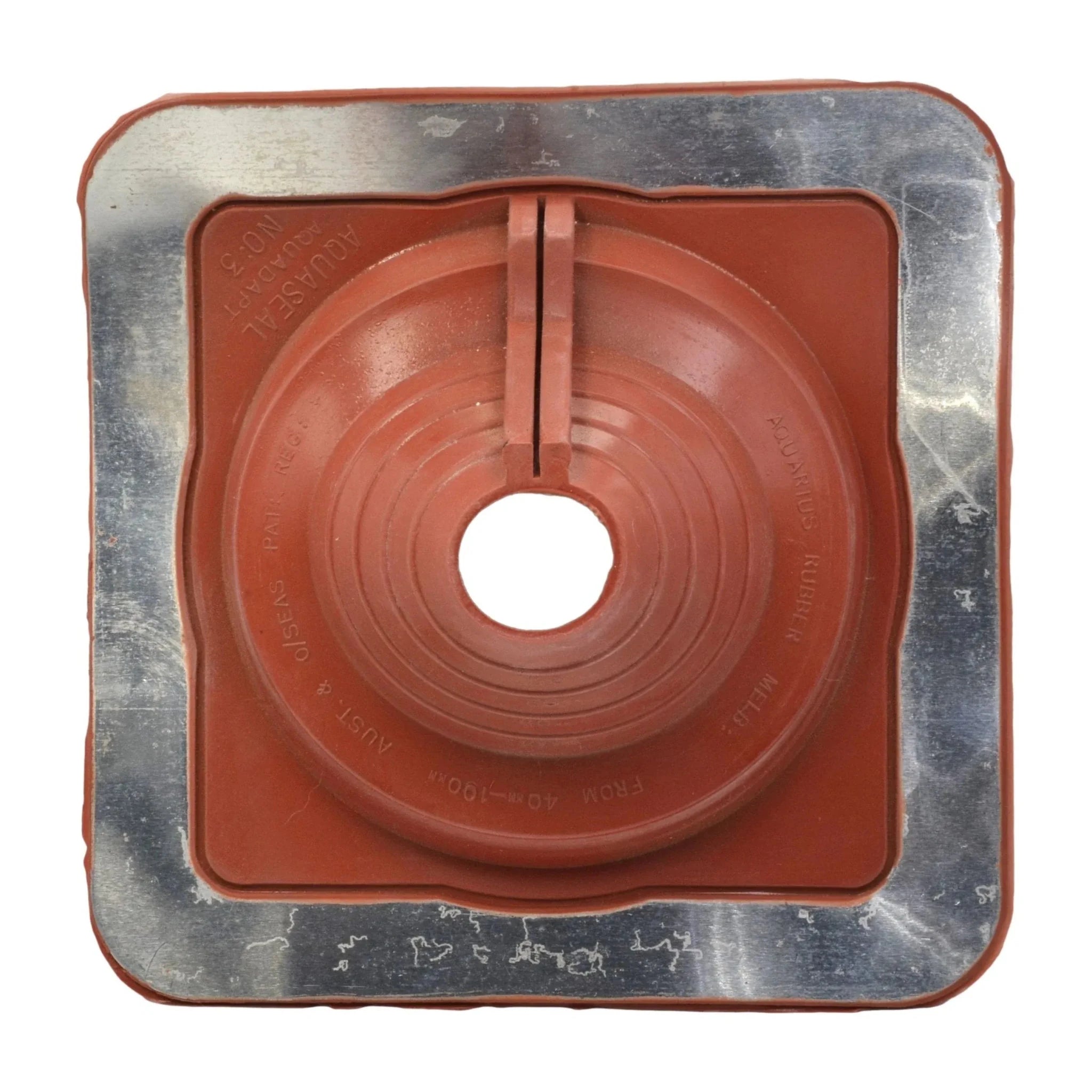 Aquaseal Aquadapt 3 Roof Pipe Flashing Red 40-90mm - Twin Eagle Imports