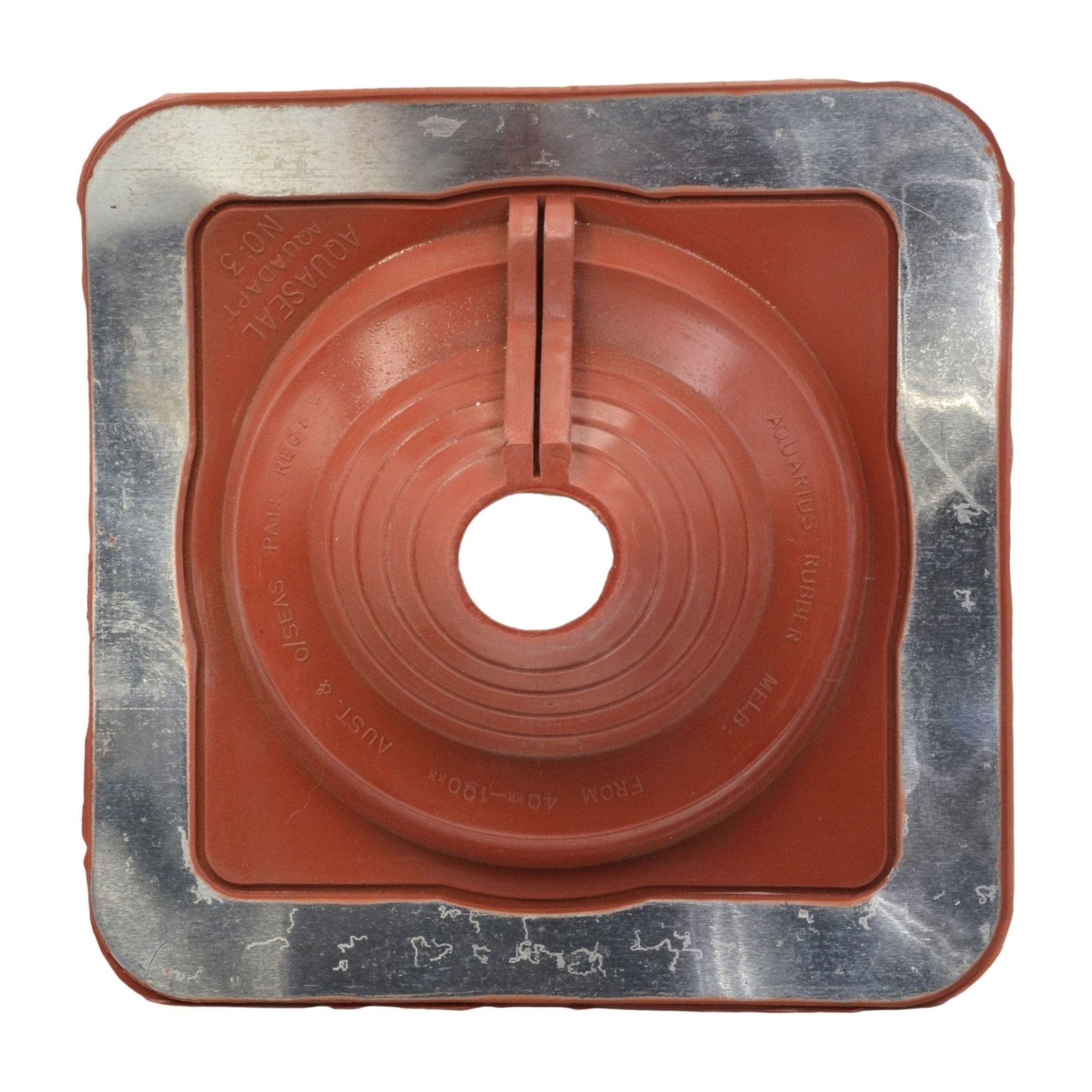 Aquaseal Aquadapt 3 Roof Pipe Flashing Red 40-90mm - Twin Eagle Imports