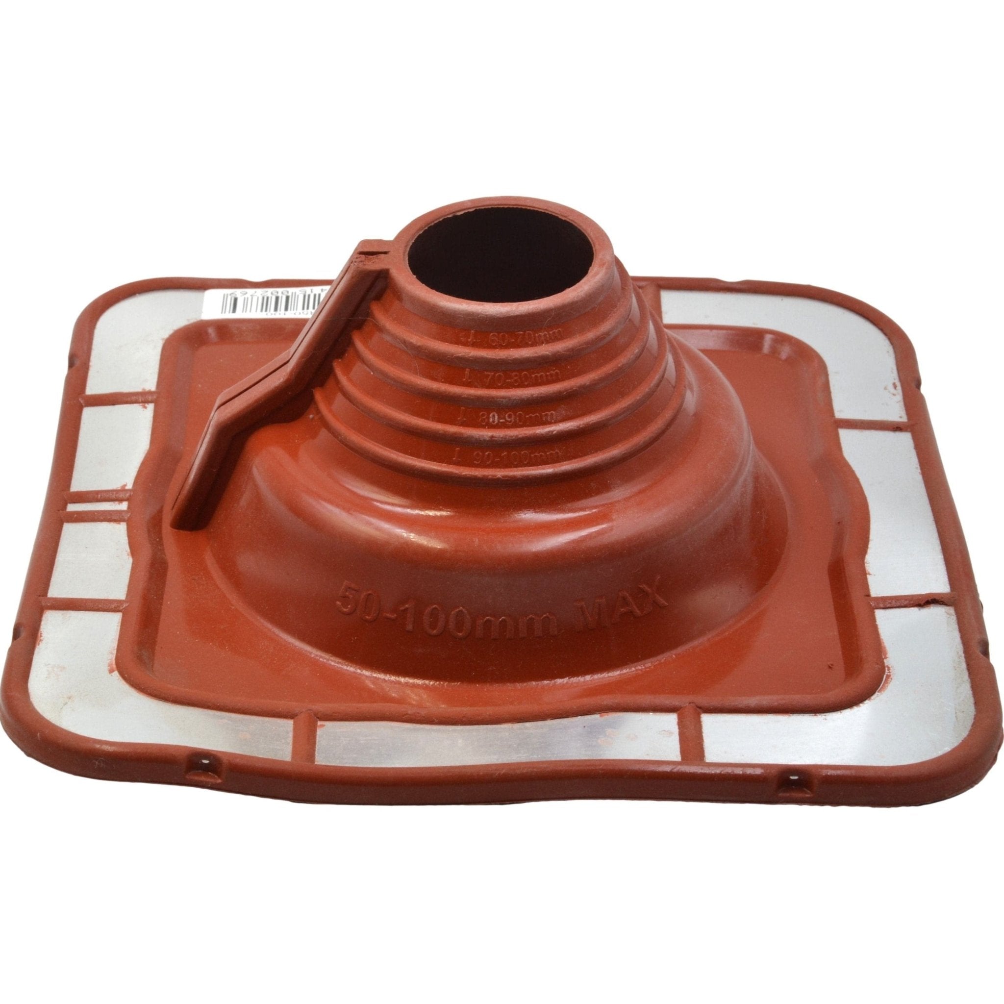 Aquaseal FlashRite 3 Metal Roof Pipe Flashing Red 50-100mm - Twin Eagle Imports