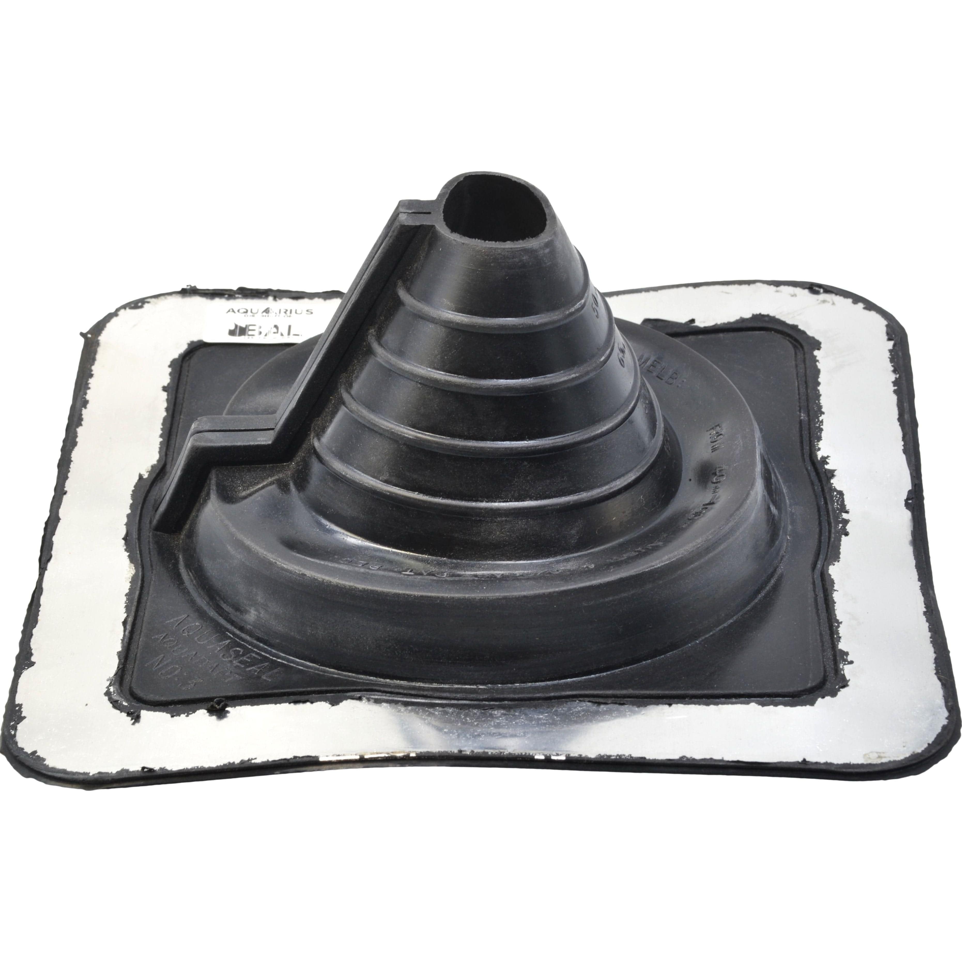 Aquaseal Roof Pipe Seal Aquaseal Aquadapt #3 Roof Pipe Flashing Black 40-90mm