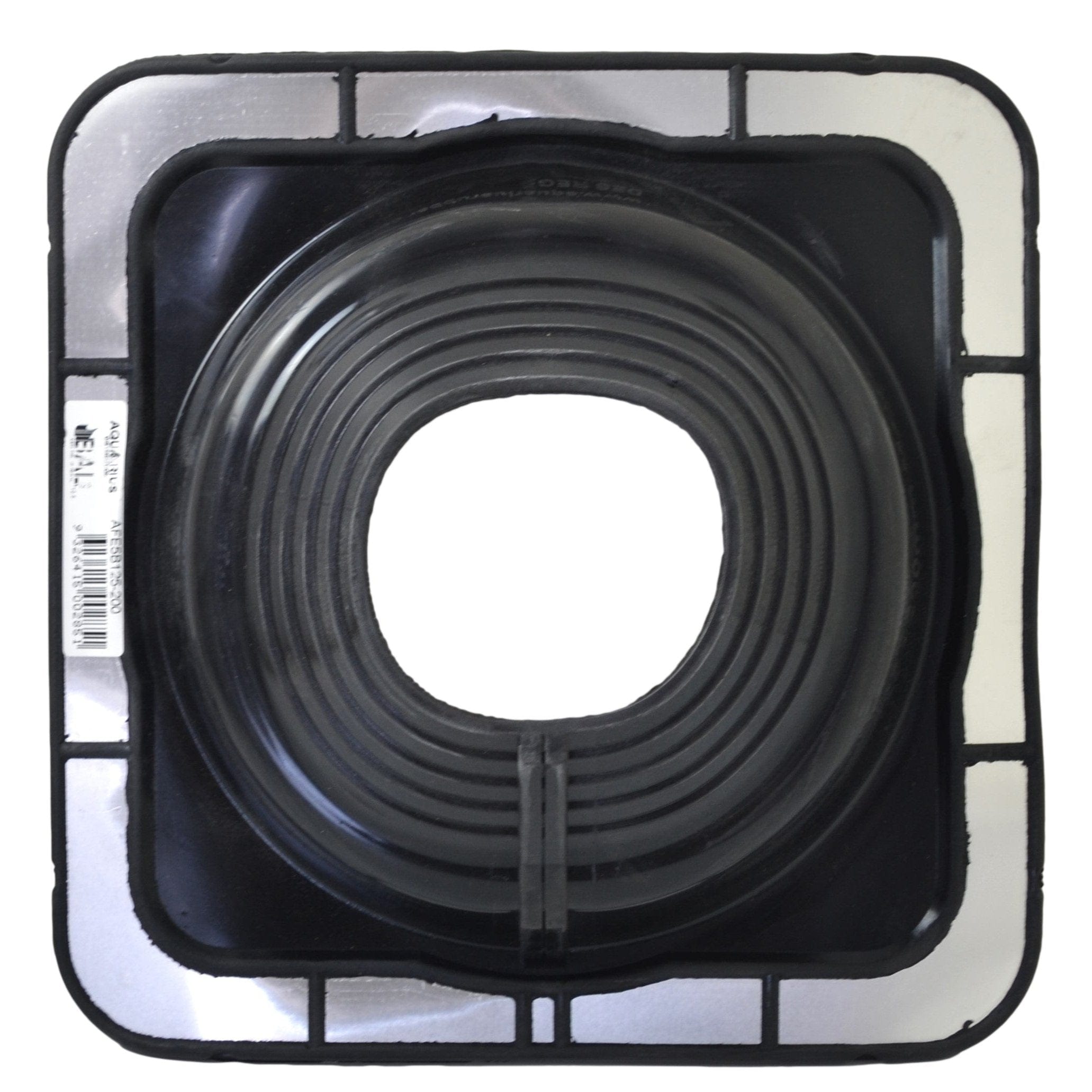 Aquaseal Roof Pipe Seal Aquaseal FlashRite #5 Metal Roof Pipe Flashing Black 125-200mm