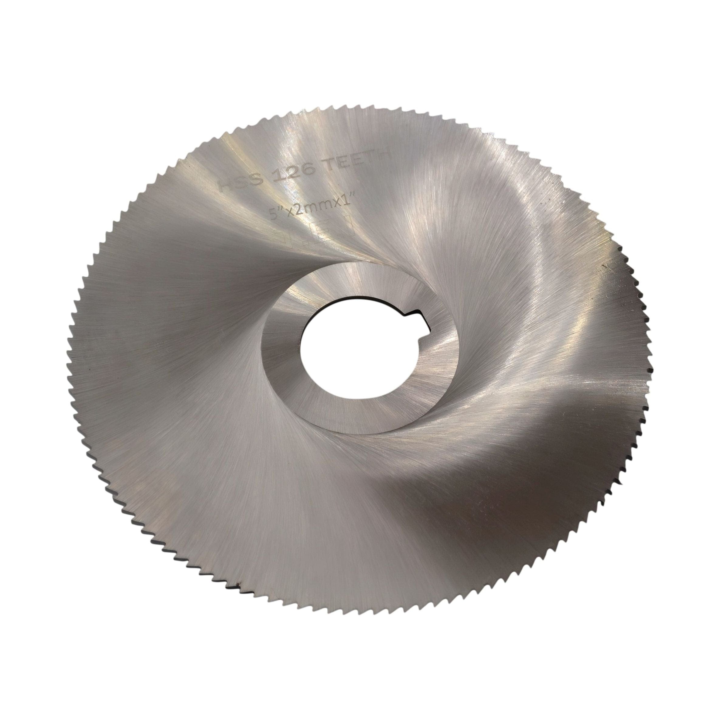 Assorts Slitting Saws TEI HSS Slitting Saw 5"x 2 MM x 1" Bore