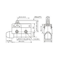AZ-7100 Plunger Style Actuator Limit Switch - Twin Eagle Imports