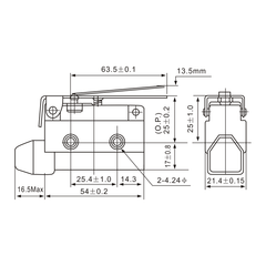 AZ-7120 Hinge Lever Limit Switch - Twin Eagle Imports