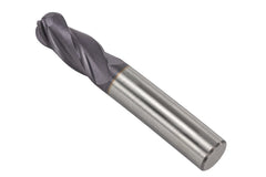 Fullerton 10.0mm 4 Flute TiAlN Coated Carbide Ball Nose Endmill - 3200 Series