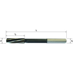 Somta Series 752 – 3/4" HSS-Co5 Parallel Shank Chucking Reamer
