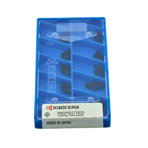 10 pc Kyocera DCMT070204HQ CA125P – Turning Insert (Finishing to Medium, HQ Chipbreaker)