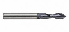 Fullerton 3.0mm 2 Flute TiAlN Coated Carbide Ball Nose Endmill - 3215 Series