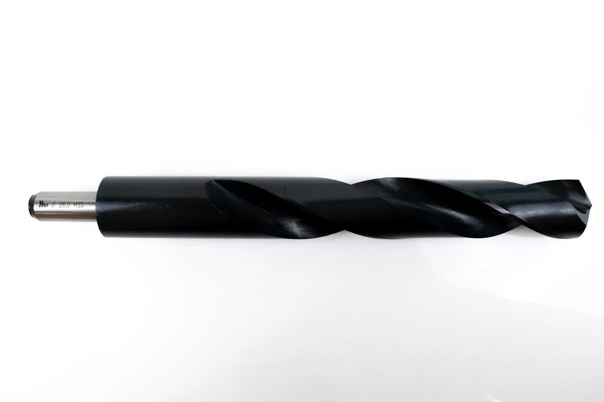 Hepyc 26mm HSS Reduced Shank Drill DIN 338