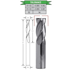 Best Carbide 1/4" 4 Flute Long Series Square End Mill – 1/4" Shank AlTiN Coated - Twin Eagle Imports