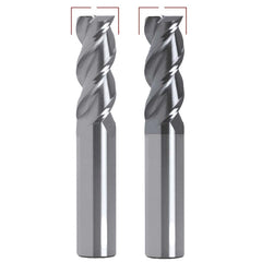 BEST CARBIDE Manufacturing Best Carbide 7/16 4 Flute Short Series Square End Mill TiALN Coated