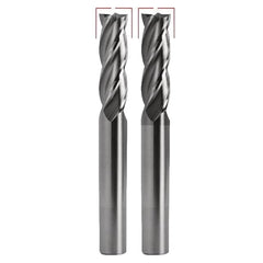 BEST CARBIDE Manufacturing Best Carbide Regular Length Uncoated 4-Flute End Mill 1mm, Square End
