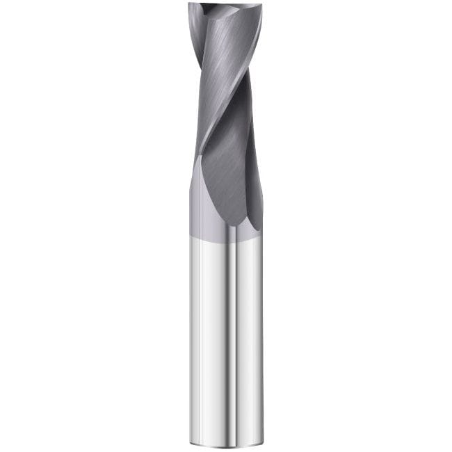 Best Carbide Regular Length AITiN coated 2-Flute End Mill 2mm, Square End - Twin Eagle Imports