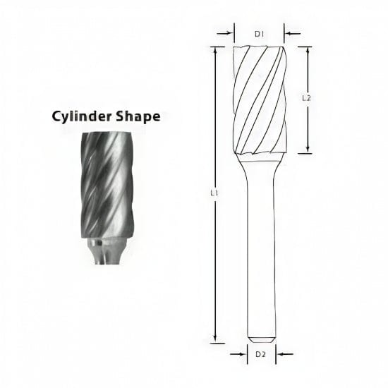 Best Carbide - SA1NF 1/4" Aluminium Cut Carbide Burr - Twin Eagle Imports