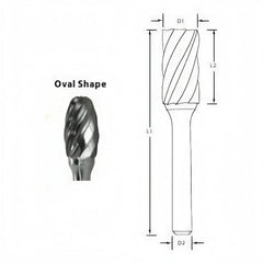 Best Carbide - SE3NF 3/8" Aluminium Cut Carbide Burr - Twin Eagle Imports