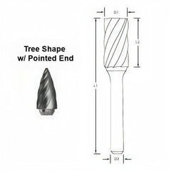 Best Carbide - SG1NF 1/4" Aluminium Cut Carbide Burr - Twin Eagle Imports