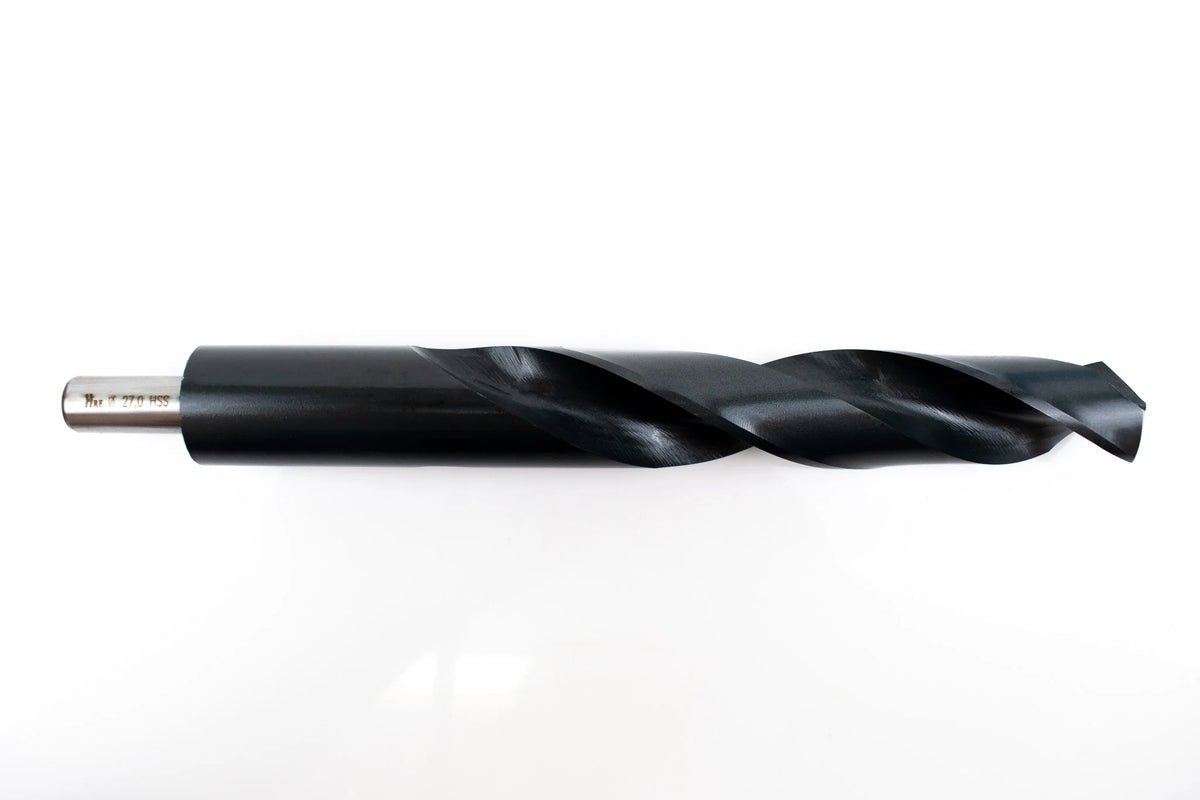 Hepyc 27mm HSS Reduced Shank Drill DIN 338