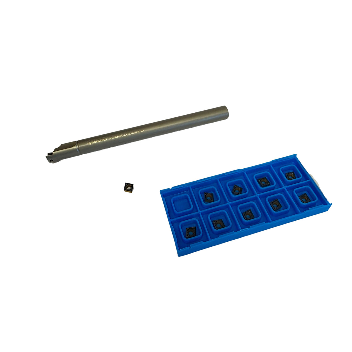 Kyocera S12M-SCLCR06-14A Boring Bar paired with 10pcs CCMT060204HQ CA125P inserts