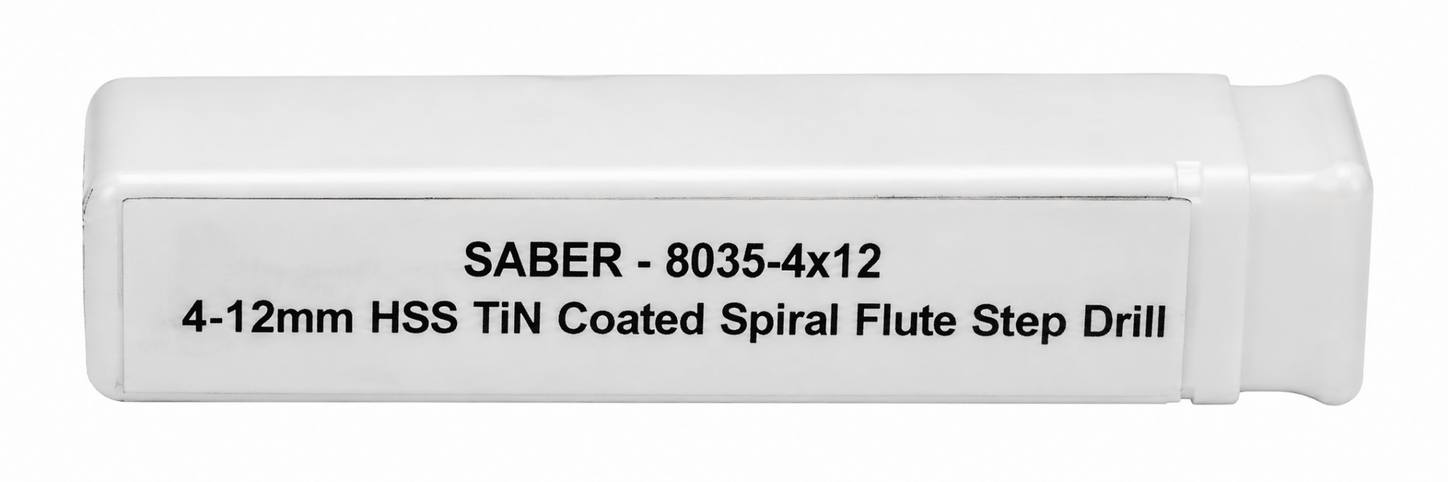 Bordo Saber 8035 4-12mm HSS TiN Coated Spiral Flute Step Drill - Twin Eagle Imports