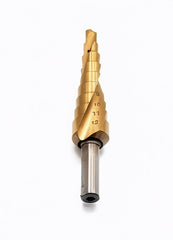 Bordo Saber 8035 4-12mm HSS TiN Coated Spiral Flute Step Drill - Twin Eagle Imports