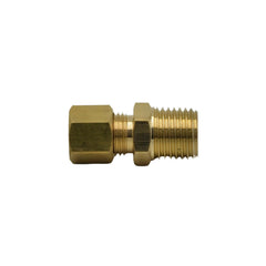 Brass Compression Male Female Connector (T1/4xM1/4) - Twin Eagle Imports