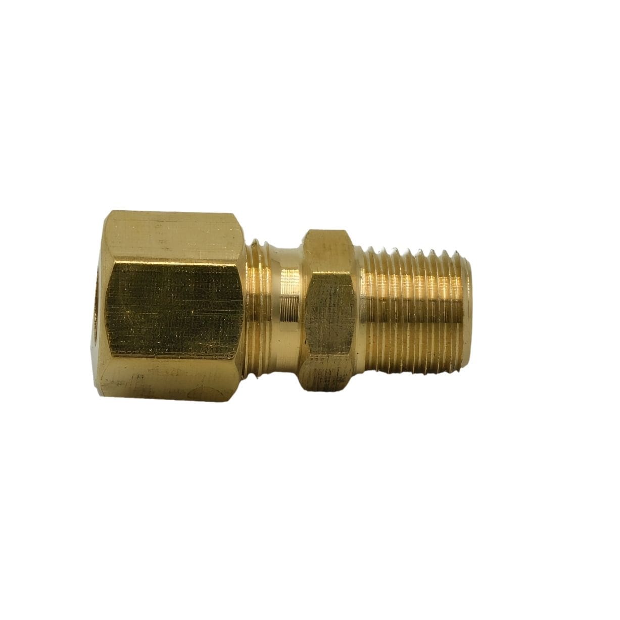 Brass Compression Male Female Connector (T1/4xM1/8) - Twin Eagle Imports