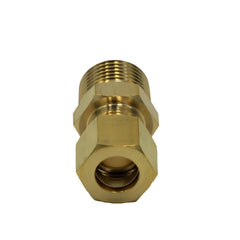 Brass Compression Male Female Connector (T3/8xM3/8) - Twin Eagle Imports