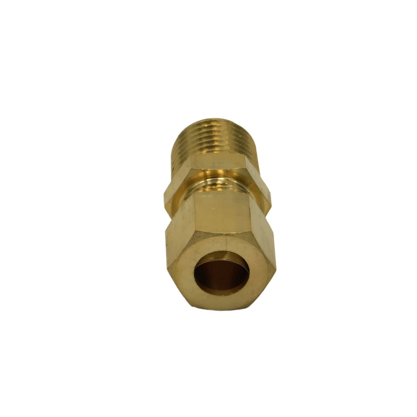 Brass Compression Male Female Connector (T5/16xM1/4) - Twin Eagle Imports