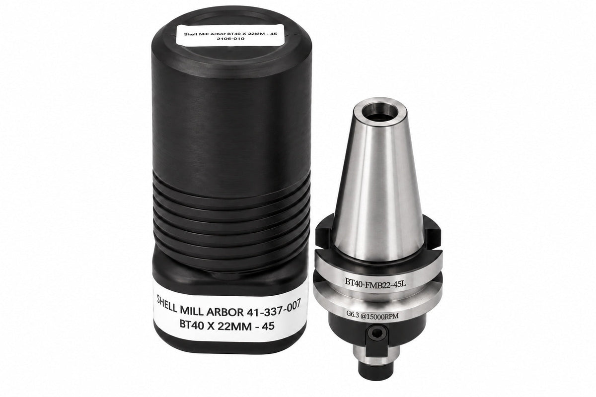 BT40 Shell Mill Arbor 22mm Pilot Diameter - Twin Eagle Imports