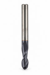 Fullerton 1/4" 2 Flute TiAlN Coated Carbide Ball Nose Endmill - 3215 Series