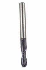 Fullerton 5.0mm 2 Flute TiAlN Coated Carbide Ball Nose Endmill - 3215 Series