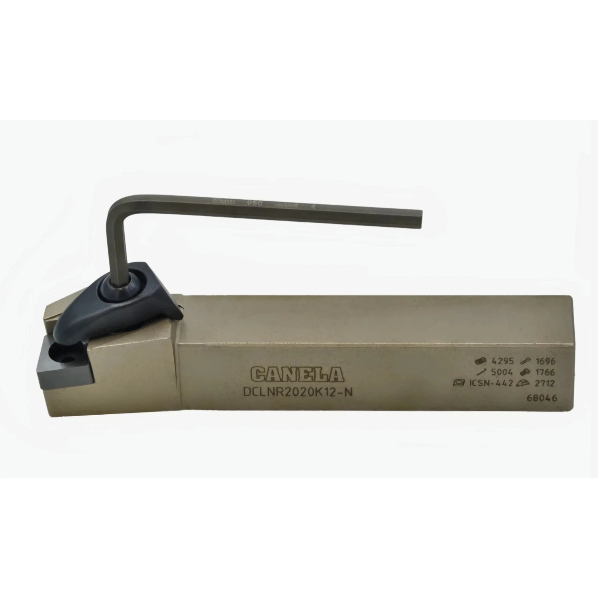 Canela DCLNR 2020 K12 – External Turning Toolholder (95° Dimple Lock, Left Hand) - Twin Eagle Imports