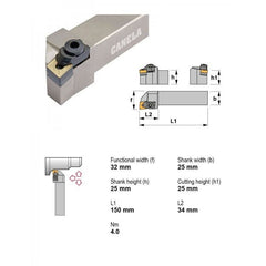 CANELA S.A. TOOL HOLDERS Canela MCLNR2525M12 External Turning Toolholder – 25×25 mm Square Shank